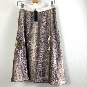 Banana Republic sequenced Snakeskin Style Skirt